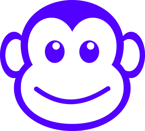 Ansiktet av monkey