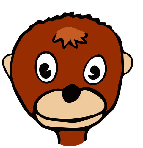 猿を描く