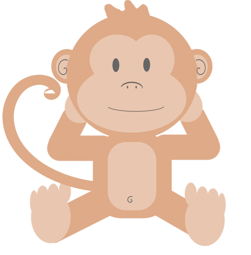 Karikatür maymun