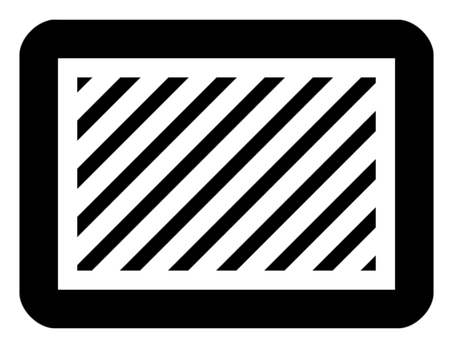 Clip art de rectángulo con franjas diagonales