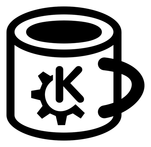 Vector drawing of tea mug pictogram