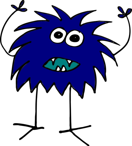 Blue monster image