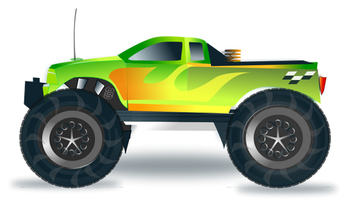 Monster truck vector illustration