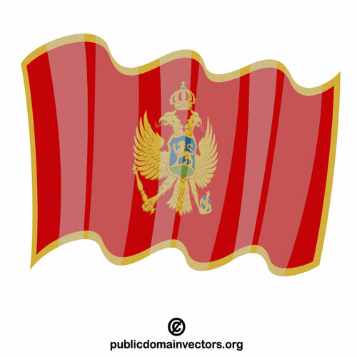 Bendera nasional Montenegro