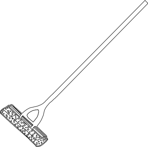 Mop vector image