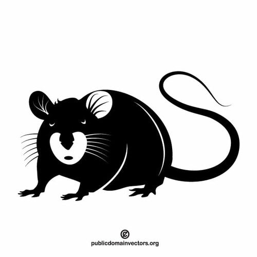 Clipart vectorial de ratón