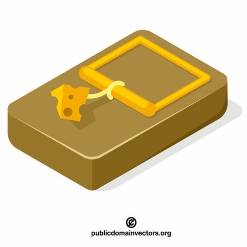 Mousetrap vector image