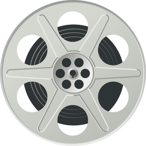 Movie reel vector image