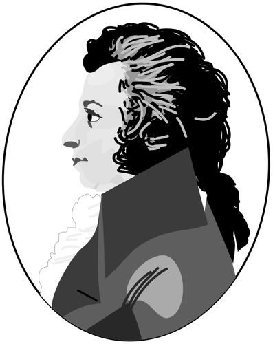 Imagen vectorial de Mozart