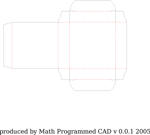 Pantof caseta decupaj şablon vector imagine