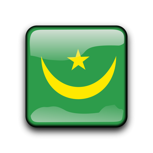 Vettore di bandiera Mauritania