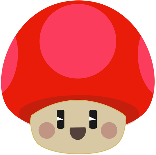 Happy mushroom