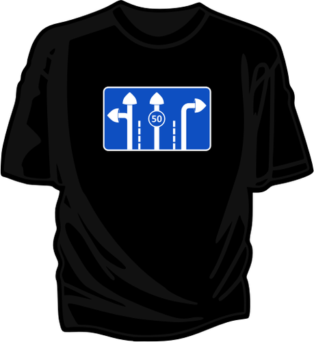 Camiseta hongo signo vector imagen