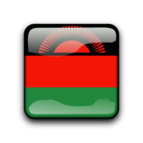 Vector bandeira de Malawi