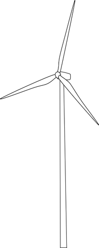 Wind turbine sketch | Public domain vectors