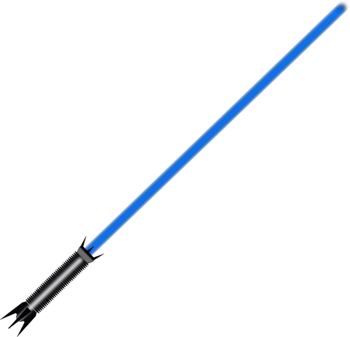 Imagem vetorial de sabre de luz azul