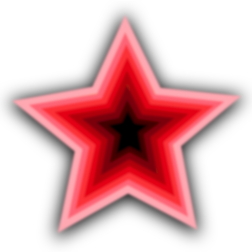 Červená hvězda obrázek