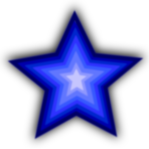 Blue star simplu