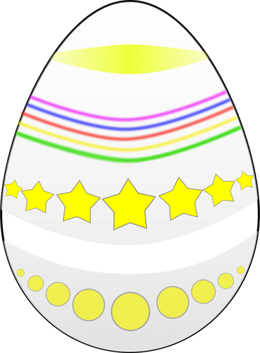 复活节彩蛋矢量绘图