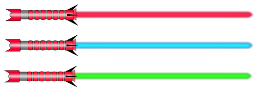 Lightsaber एकल वेक्टर छवि