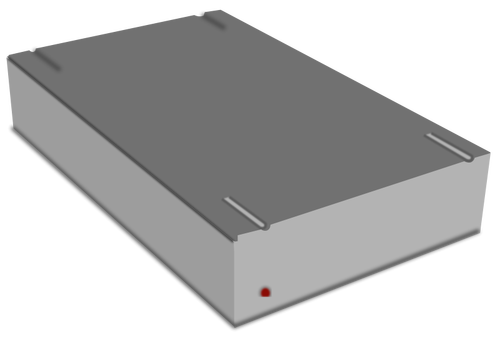 External hard disk vector image