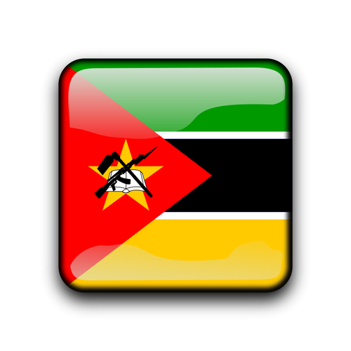 Vector bandeira de Moçambique