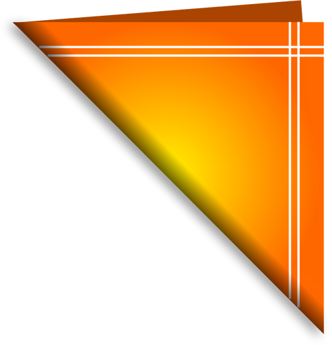 Imágenes Prediseñadas Vector de naranja servilleta doblada