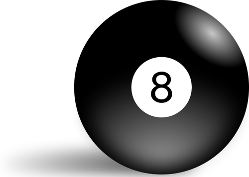 Vector illustration of pool ball