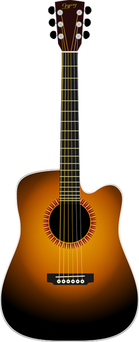 Guitar vector drawing