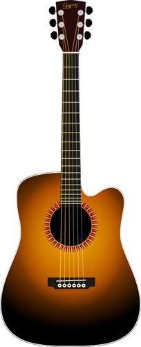 Guitar vector drawing