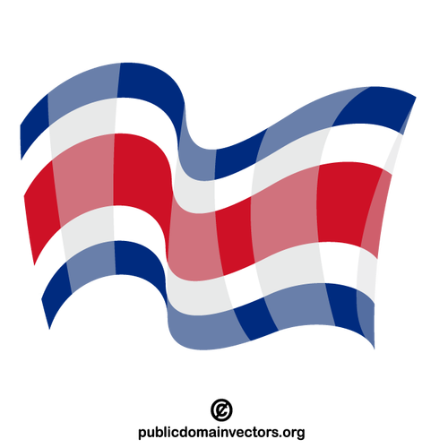 Nationale vlag Costa Rica