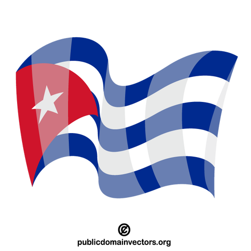 Nationella flagga Kuba