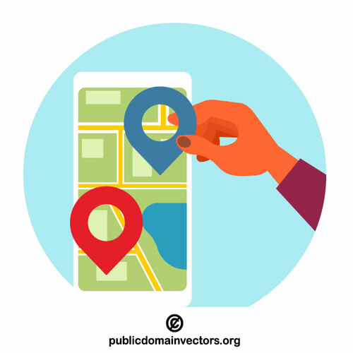 Navigation on a smartphone