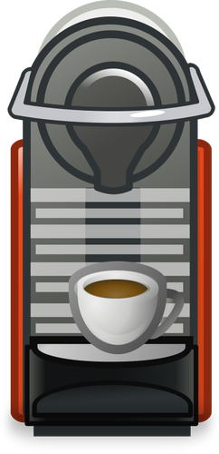 Menggambar mesin kopi - Domain publik vektor