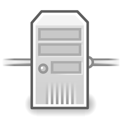 Tango reţea server vector icon