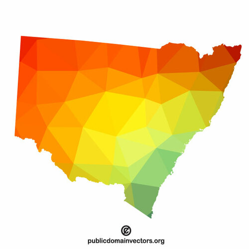 न्यू साउथ वेल्स रंग मानचित्र