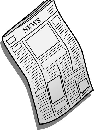 Newspaper vector icon