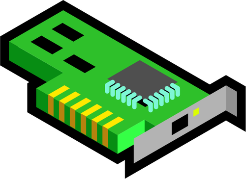 Vectorul ilustrare a pictograma de carte verde reţea 3D