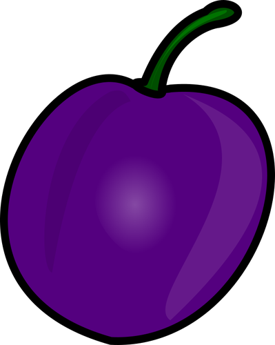 Glossy plum
