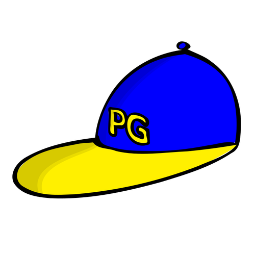 בתמונה וקטורית כובע בייסבול