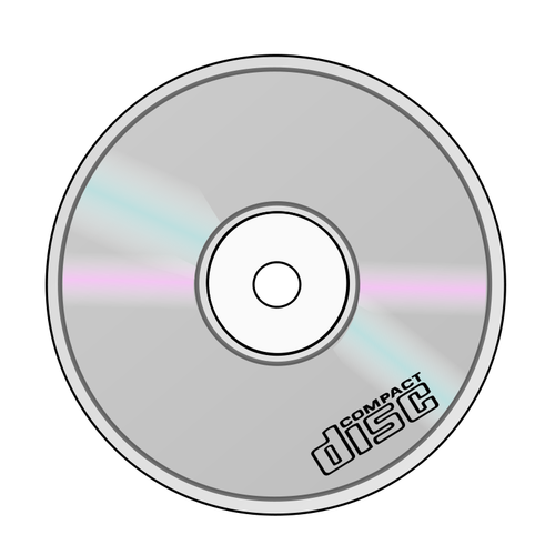 Vektorgrafik av CD-skiva