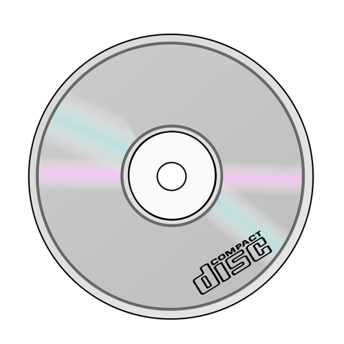 Vector graphics of compact disc