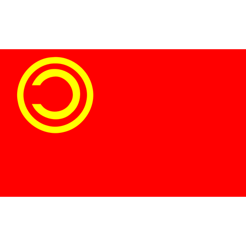 Copyleft vlag vector