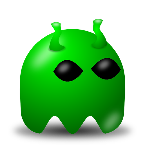 Game baddie alien vector image