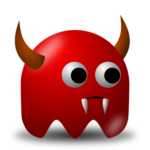 Game baddie devil vector image