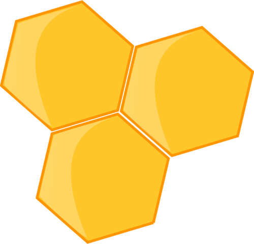 Vector clip art of honey icon