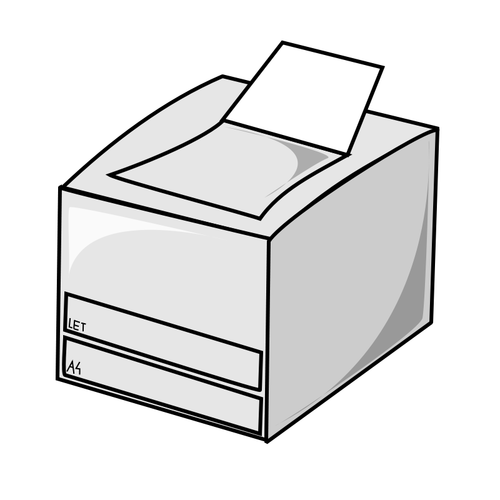 Laser printer vector icon