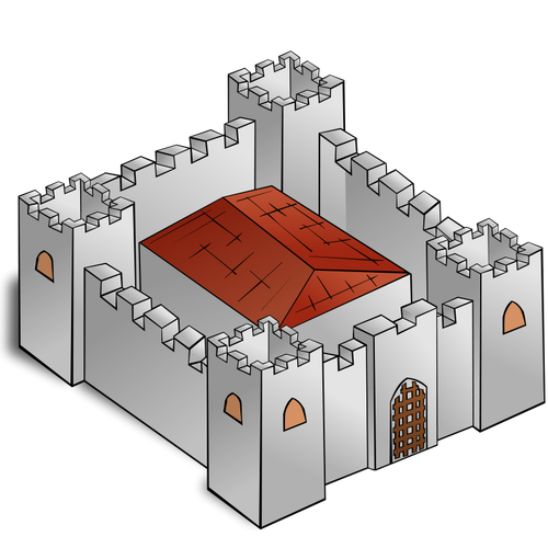 Grafica vettoriale di fortezza