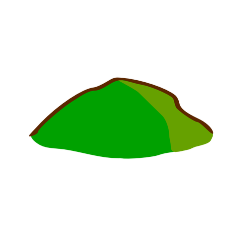 Гора карта элемент векторной графики