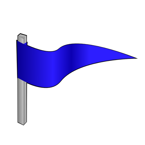 Basit bayrak direği vektör